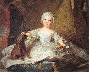 Jean Marc Nattier Marie Zephyrine of France as a Baby Spain oil painting reproduction
